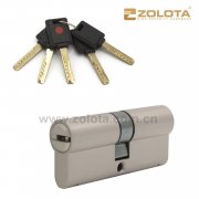 High security brass cylinder 70mm key-key MSN